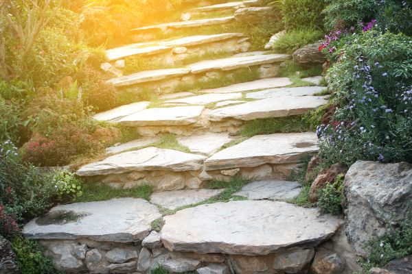 Stone Steps Placement