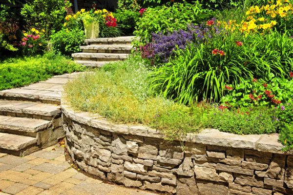 Stone Stairway Installation