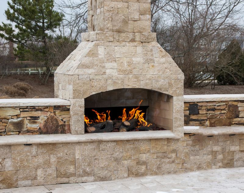 Masonry Fireplace Setup